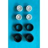 Wheels + tires – Minilite / 4 pcs / for R5 Turbo rally 1/24